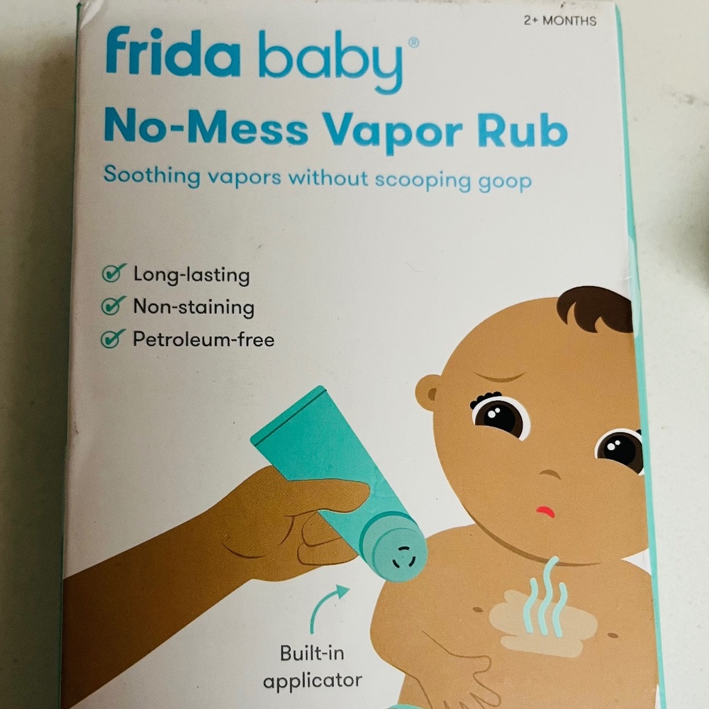 New Frida Baby No mess vapor rub, Frida baby Vapor Rub, Fridababy breathe